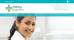 Desktop Screenshot of mercydiagnostics.com